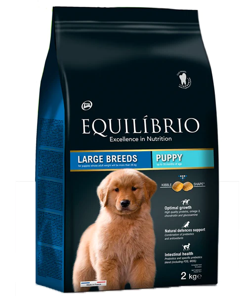 Equilibrio large breed puppy 12kg+2kg free