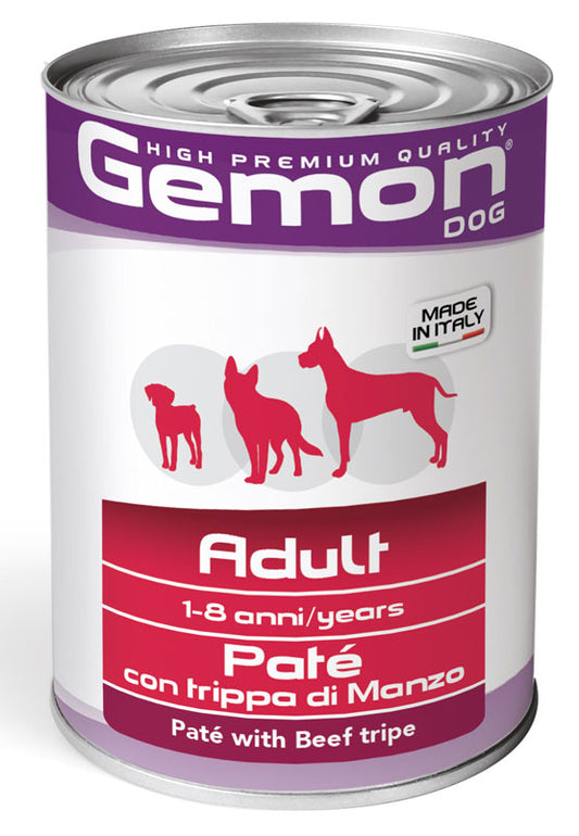 Gemon All Breeds Adult Dog Paté with Beef Tripe 400 g